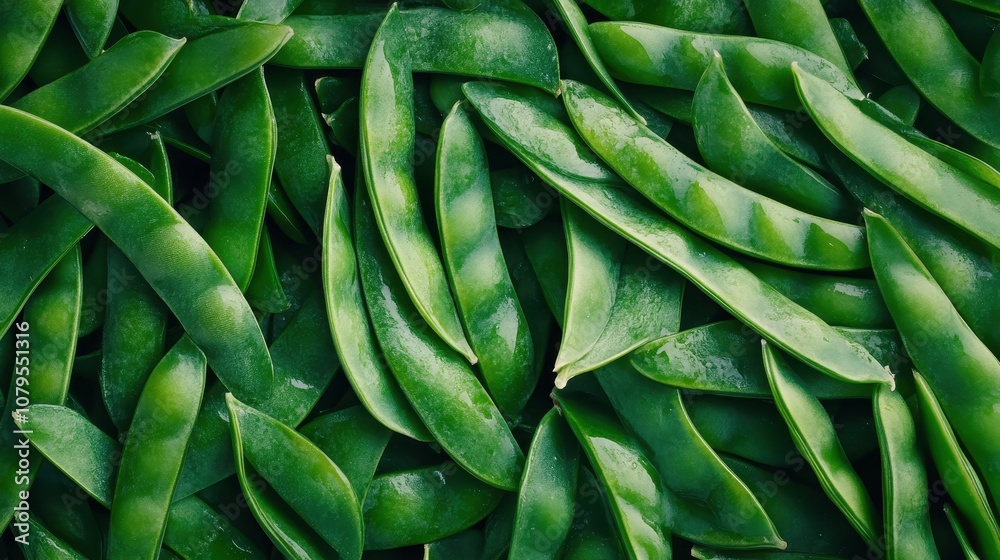 Fresh Green Pea Pods Close Up - Texture Background Food Photography. Fresh Green Pea Pods Close Up - Texture Background Food Photography.