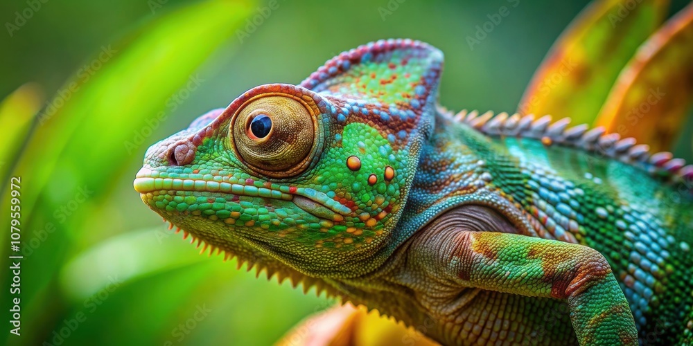 Chameleon blending into its surroundings, camouflage, reptile, wildlife, color-changing, adaptable, nature, exotic Chameleon blending into its surroundings, camouflage, reptile, wildlife, color-changing, adaptable, nature, exotic