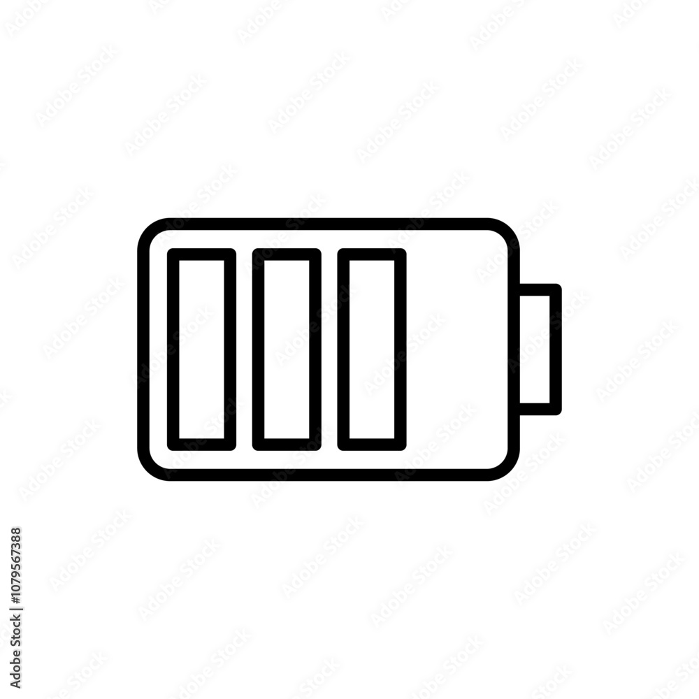 Battery icon vector design element templates simple Battery icon vector design element templates simple