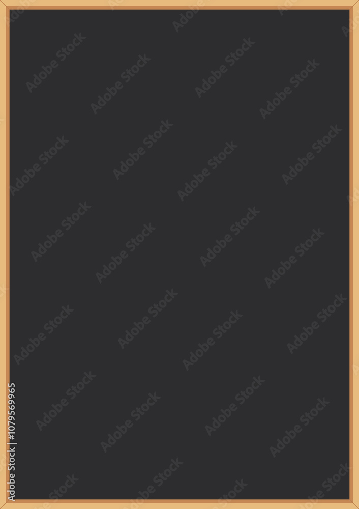 Blackboard with Wooden Frame Blackboard with Wooden Frame