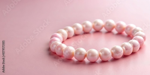 Bracelet mockup on soft pink background, bracelet, mockup, jewelry, accessory, fashion, design, elegant, beauty