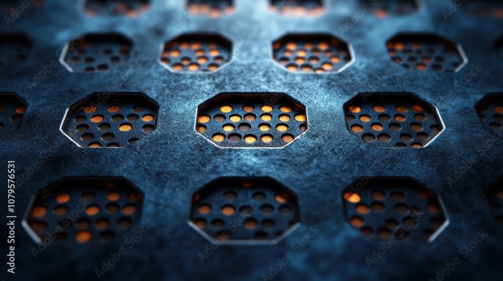3d rendering blue metalic surface and graphic design background 3d rendering blue metalic surface and graphic design background