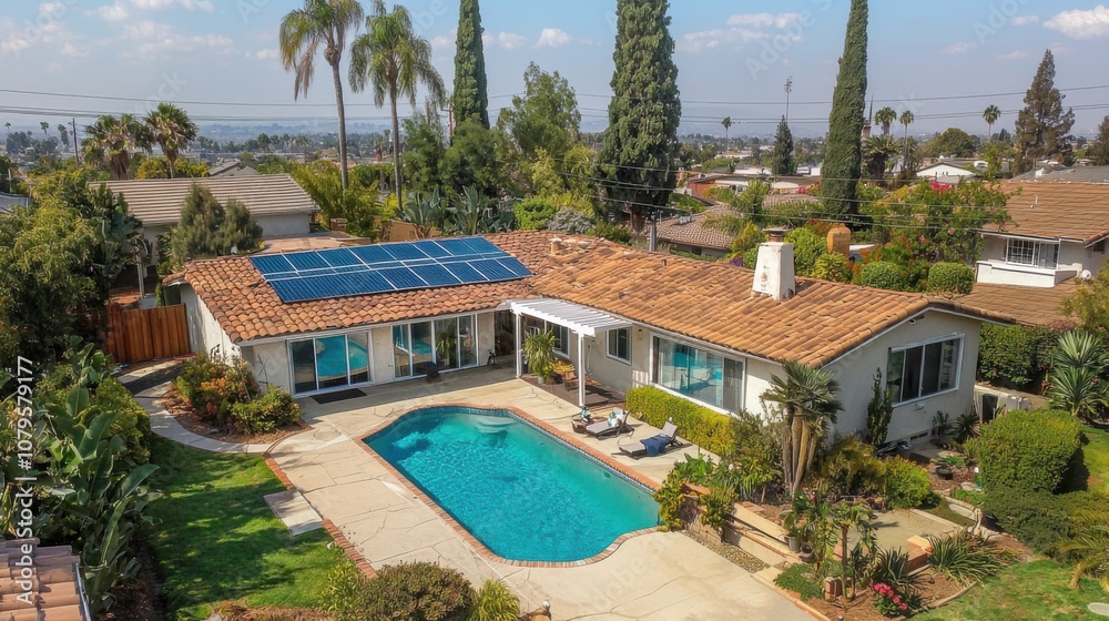 Elegant Home with Solar Panels and Swimming Pool Elegant Home with Solar Panels and Swimming Pool