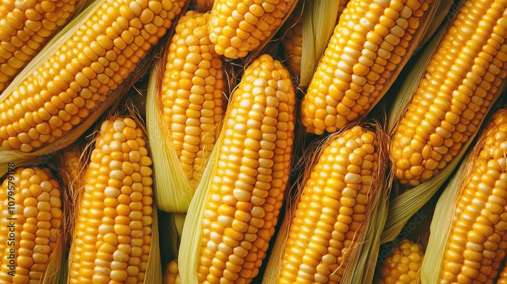Appetizing background of delicious grilled corn cobs Appetizing background of delicious grilled corn cobs