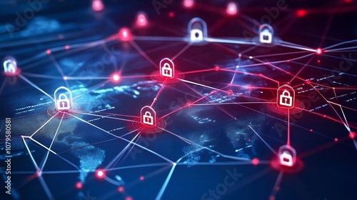 of a layered defense system for effective risk management in the digital landscape showcasing cybersecurity measures data protection and network resilience strategies