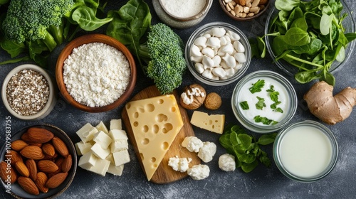 Calcium rich dietary options sources of calcium nutritious foods high in calcium and dairy products beneficial for bone health in high resolution formats