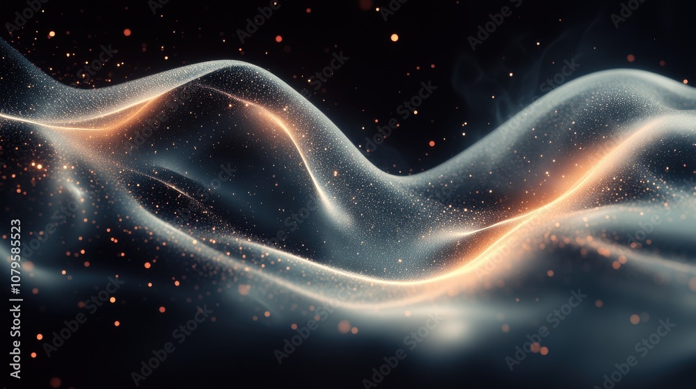 flowing digital lines with cyberspace background 3d rendering flowing digital lines with cyberspace background 3d rendering