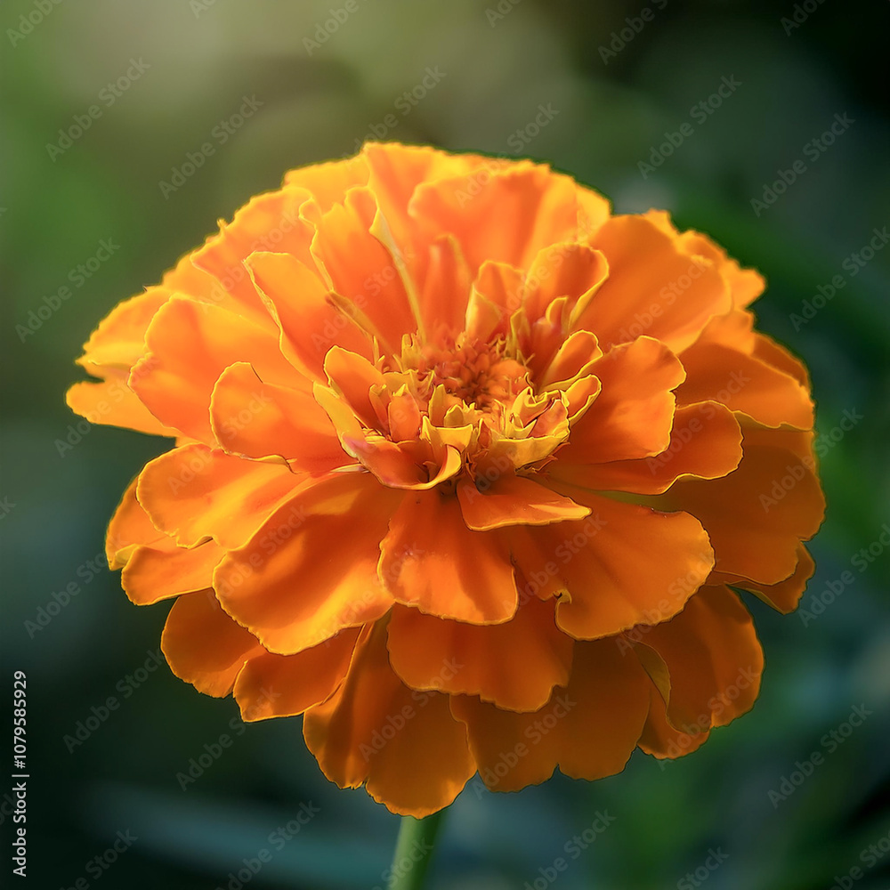 Fresh Marigold flower on natural background Fresh Marigold flower on natural background