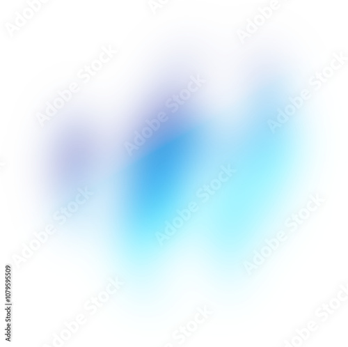 Abstract Soft Gradient Shape Illustration