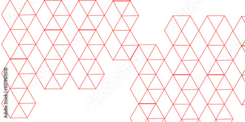 abstract geometric red texture background red hexagon 3D background texture. 3d rendering illustration. Clear pattern abstract background hexagon .Futuristic abstract banner.