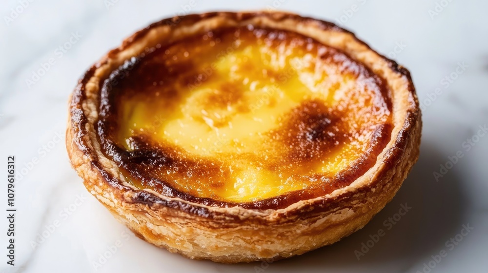 Minimalist Style of Elegant Portuguese Custard Tart Minimalist Style of Elegant Portuguese Custard Tart