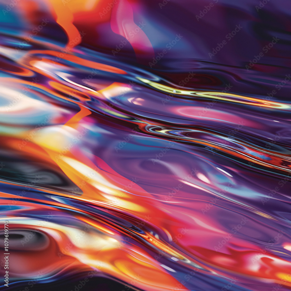 Abstract background of brightly coloured flowing Abstract background of brightly coloured flowing
