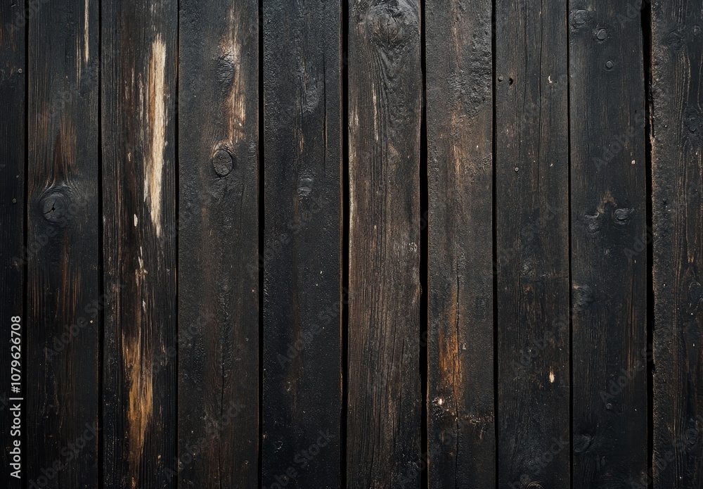 Fototapeta premium Dark Weathered Wood Planks.