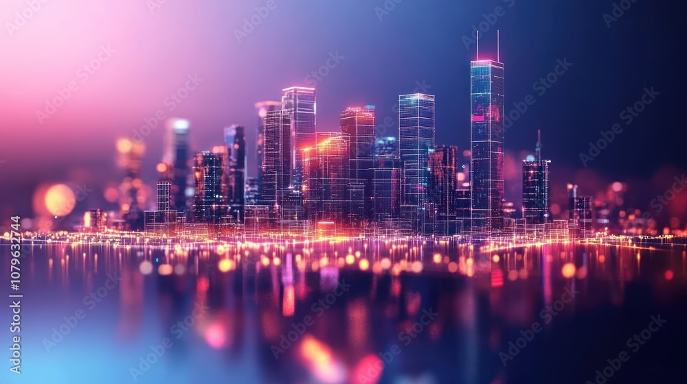 Neon Cityscape Neon Cityscape