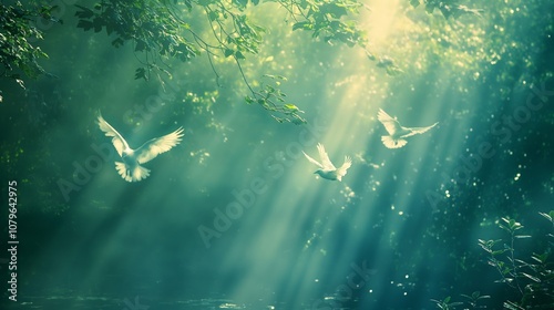 nice landscape theme of heaven