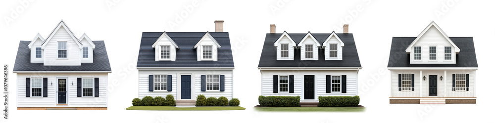 A collection of picturesque suburban homes featuring a variety of architectural styles from classic and traditional to modern and contemporary surrounded by lush landscaping and well manicured yards A collection of picturesque suburban homes featuring a variety of architectural styles from classic and traditional to modern and contemporary surrounded by lush landscaping and well manicured yards