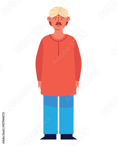 hindu adult man character