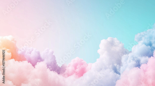 Pastel Dreamscape: A soft a...