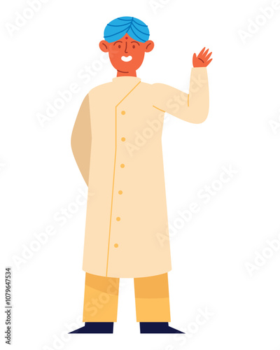 hindu man with turban