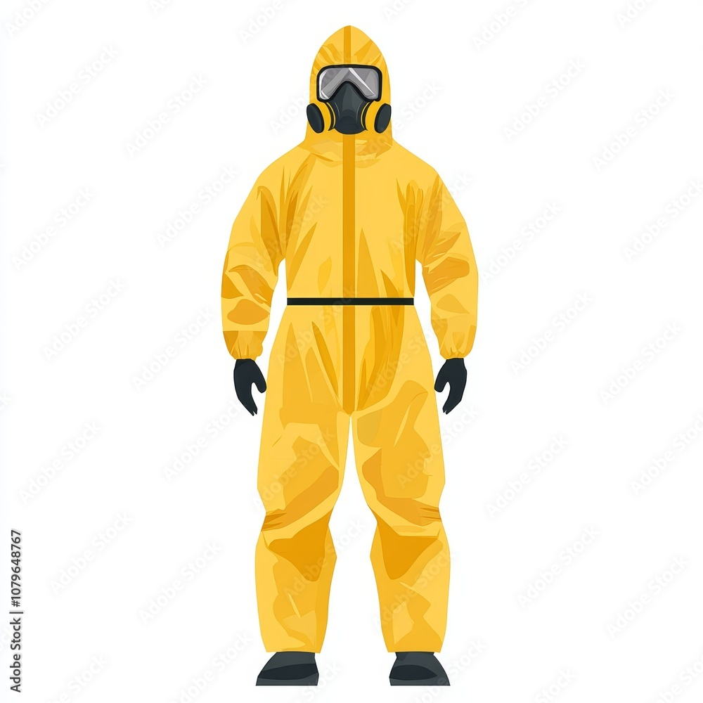 Yellow Hazmat Suit Clipart Chemical Protection Hazardous Materials Safety Equipment I Yellow Hazmat Suit Clipart Chemical Protection Hazardous Materials Safety Equipment I