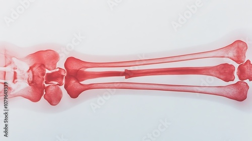 Detailed X Ray Image Showcasing the Structure and Composition of the Human Skeletal System for Medical Study Research and Healthcare Applications