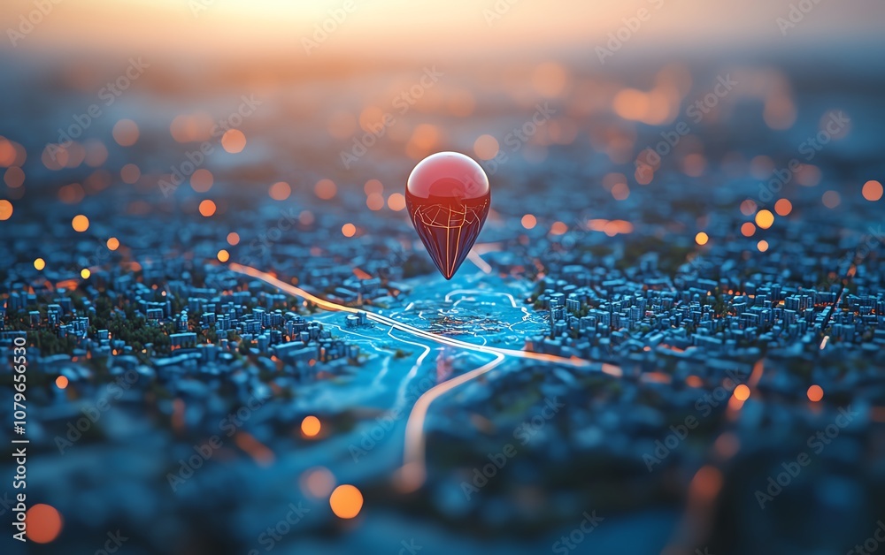 Closeup of blue map with pin on wide white background with mockup place, locator and GPS concept, 3D rendering Closeup of blue map with pin on wide white background with mockup place, locator and GPS concept, 3D rendering