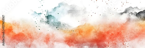 Abstract watercolor background with copy space image available