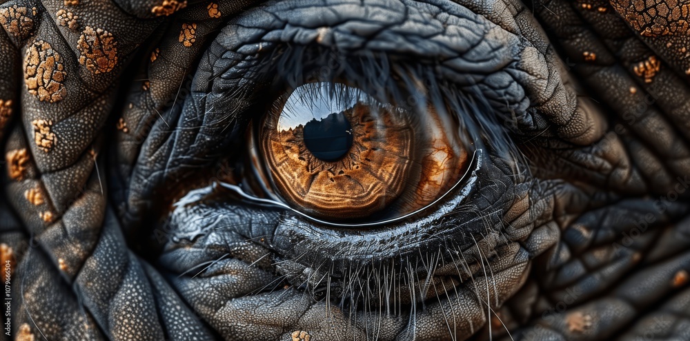 Close-up of an Elephant's Eye Close-up of an Elephant's Eye