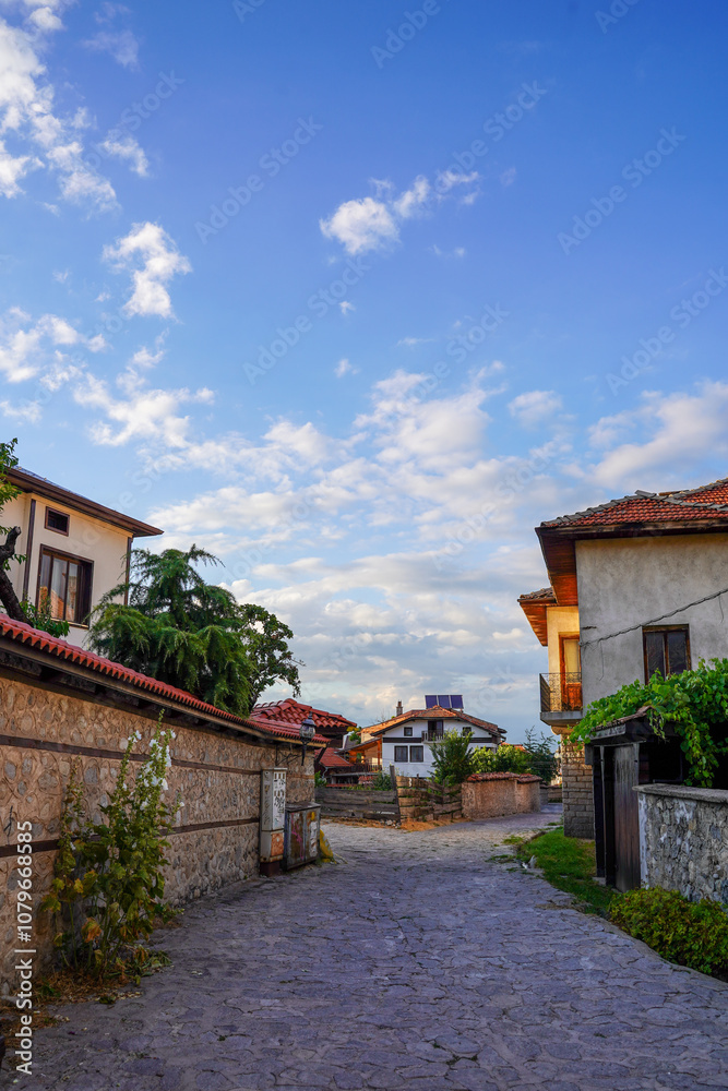 Streets of Bansko at Golden Hour, Bulgaria Streets of Bansko at Golden Hour, Bulgaria