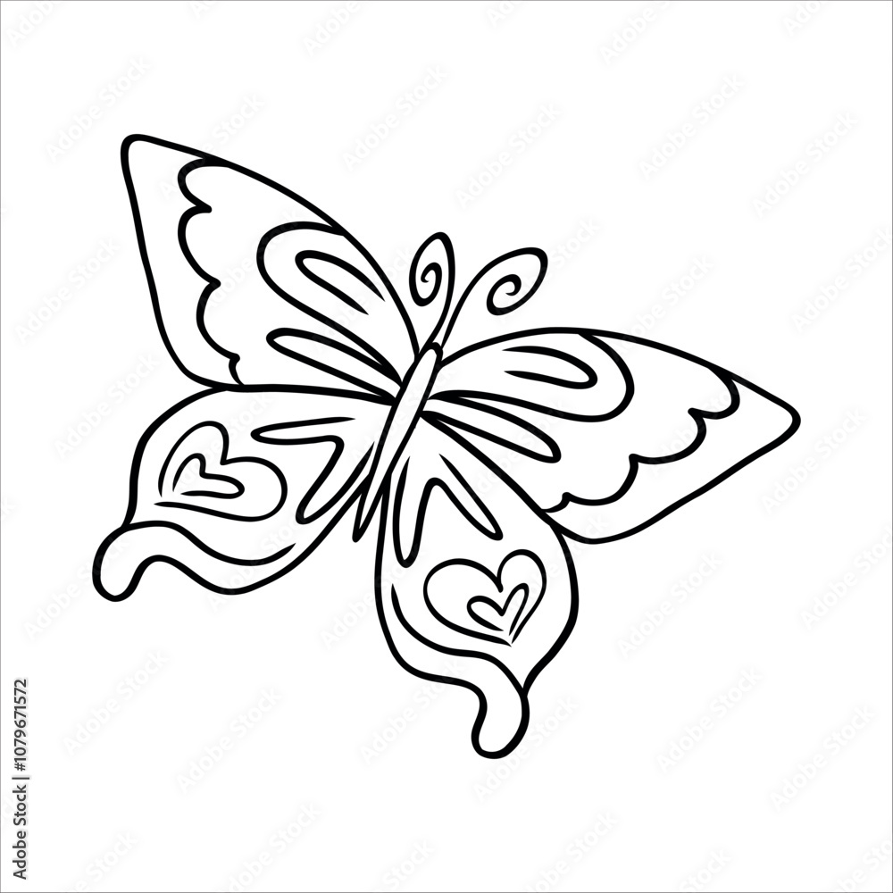 butterfly doodle butterfly doodle