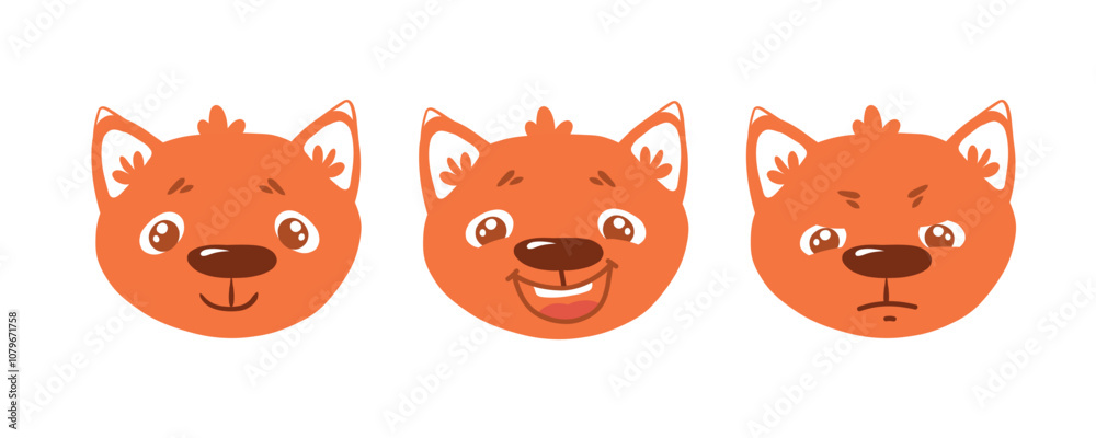 Fox's set emotions Fox's set emotions