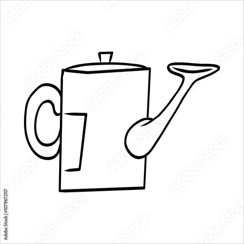 watering can doodle