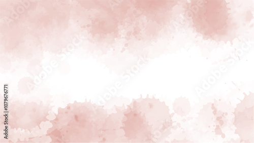 Abstract pink watercolor background.Hand painted watercolor. vector