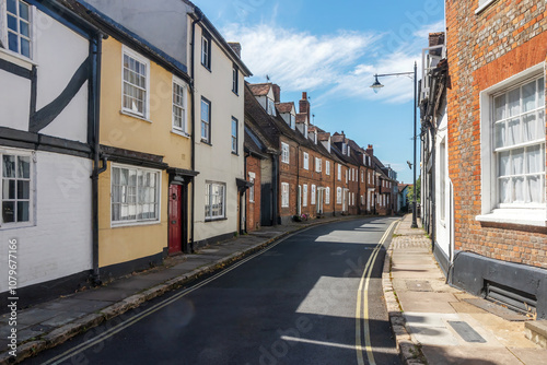 Castle street in Old Aylesbury,