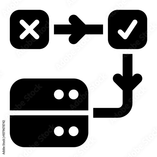 dns spoofing, dns, poisoning, server, spoofing, cyber attack solid or glyph icon