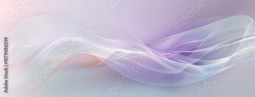 Minimalist Light Abstract Background with Colorful Lines