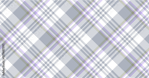 Vector checkered pattern. Tartan, textured seamless twill for flannel shirts, duvet covers, other autumn winter textile mills. Vector Format


