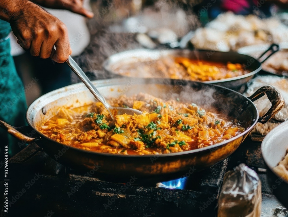 Indian Food Cooking. Indian Food Cooking.