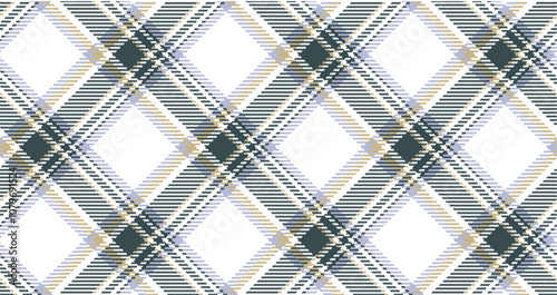 Vector checkered pattern. Tartan, textured seamless twill for flannel shirts, duvet covers, other autumn winter textile mills. Vector Format

