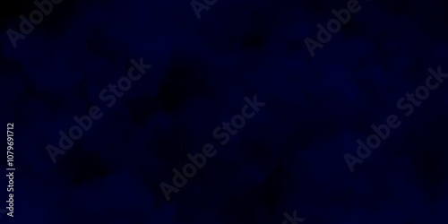 Abstract dark blue watercolor cloudiness, mist, or smog background. Dark navy blue sky with black background and blurred pattern. Vivid textured aquarelle painted art design background.	
