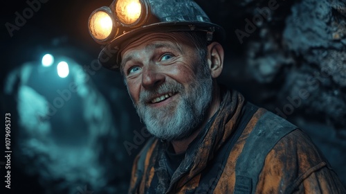 Smiling Coal Miner