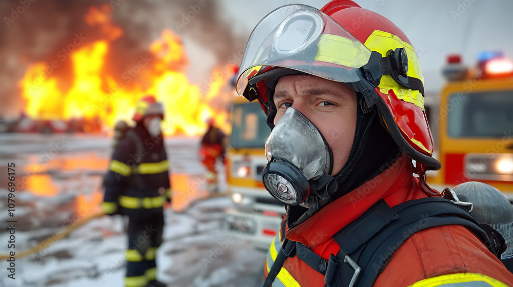 Brave firefighters battle intense night blaze to save lives and property Brave firefighters battle intense night blaze to save lives and property