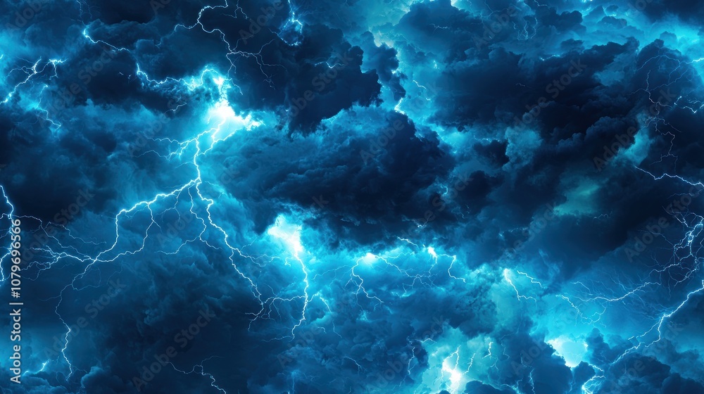 Dramatic thunderstorm clouds illuminated by lightning strikes. Dramatic thunderstorm clouds illuminated by lightning strikes.