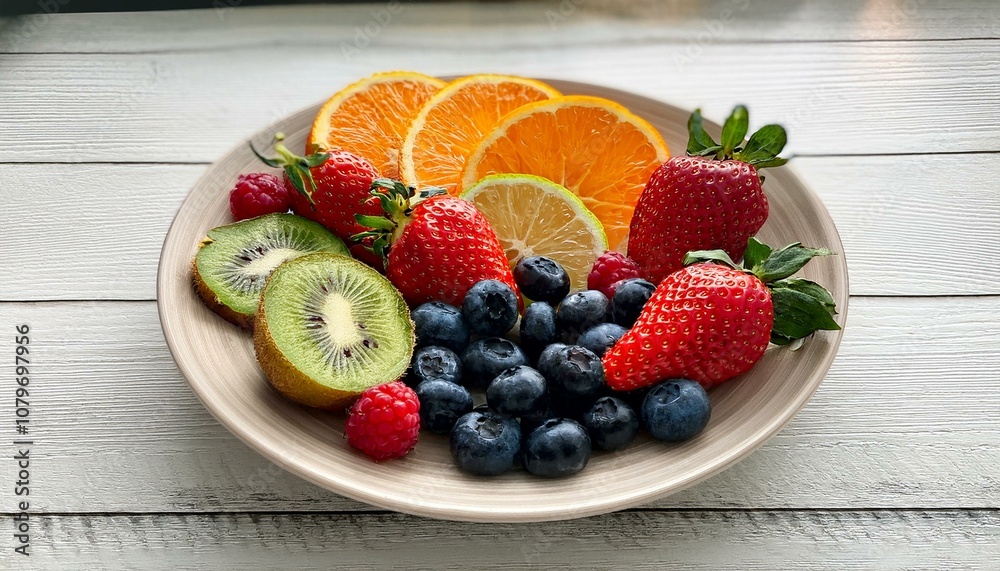 Fruit platters can be served at breakfast or brunch.  