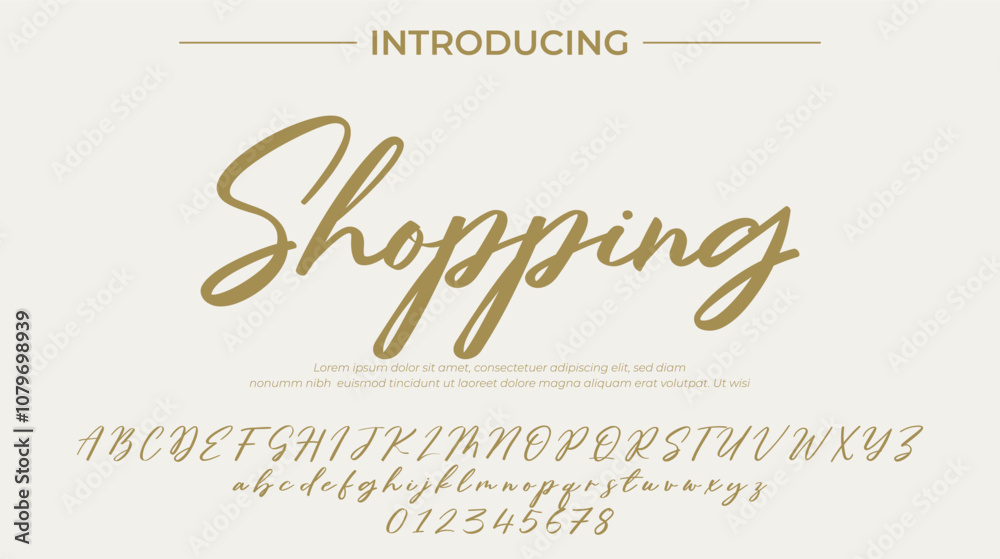 Shopping Font Stylish brush painted an uppercase vector letters, alphabet, typeface Shopping Font Stylish brush painted an uppercase vector letters, alphabet, typeface