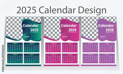 2025 Calendar Featuring Contemporary Aesthetics
