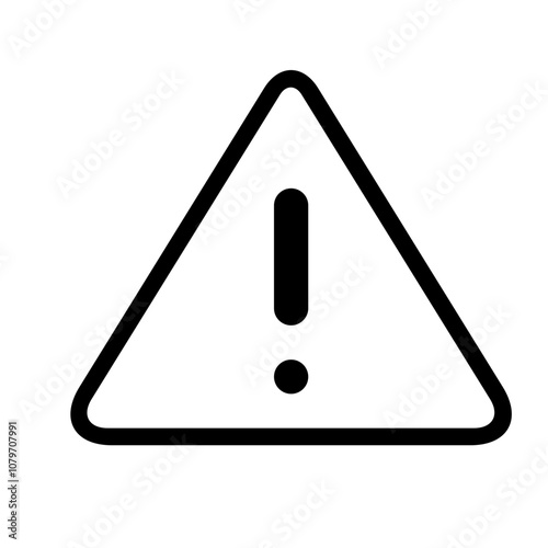 Sign warning icon
