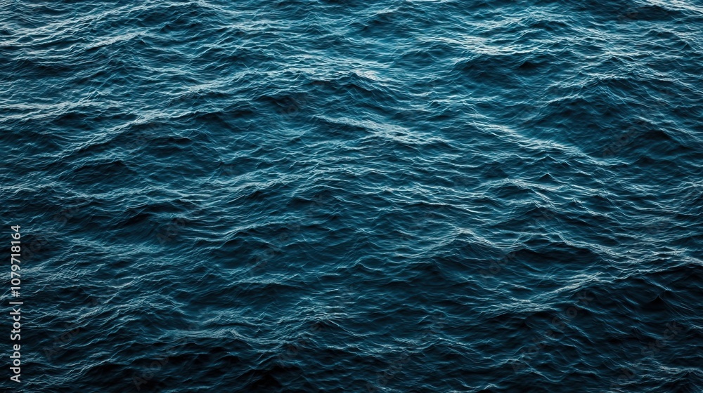 Deep blue sea concept. Deep Blue Sea with Shimmering Light Reflection Deep blue sea concept. Deep Blue Sea with Shimmering Light Reflection