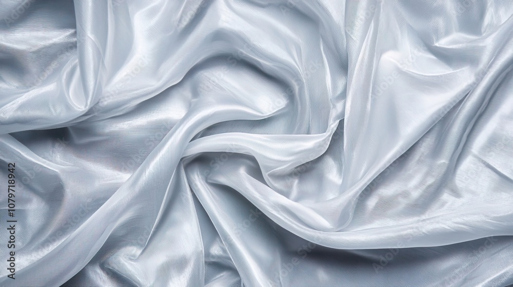 Wrinkled plastic wrap texture Concept. Crinkled Plastic Wrap with Smooth Texture