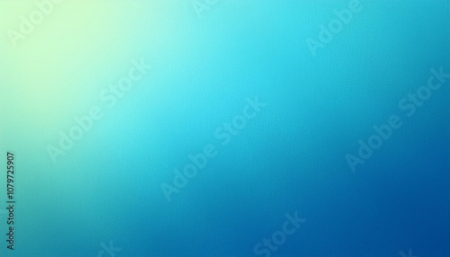 Abstract background, Light cornflower blue and Light cyan gradient background with light leak and grainy texture.